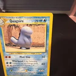 Pokemon Quagsire Neo Revelation 48/64 2000 70 HP Common Regular Yuka Morii - Image 4