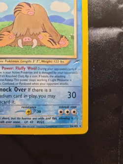 Pokemon 1st Edition Light Piloswine 26/105 Neo Destiny Regular - Image 4