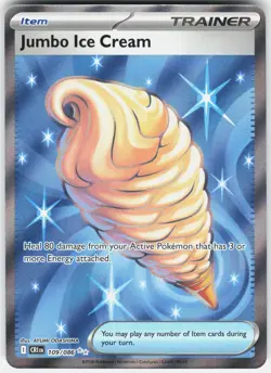 Jumbo Ice Cream 109/086 Ultra Rare Chaos Rising Pokemon Holo Near Mint - Image 1