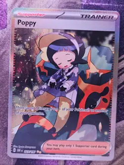 Poppy 227/197 Special Illustration Rare Obsidian Flames Pokemon Holo LP - Image 1