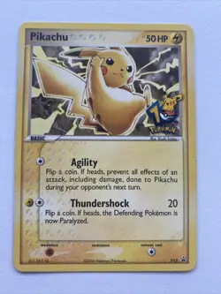 Pokemon TCG Pikachu Black Star Promos 012 Regular Promo-NM - 10th Anniversary - Image 2