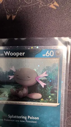 Pokemon - Wooper SVP 041 Promo Cosmos Holo NM SWIRL - Image 3
