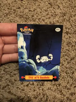 Pokemon Topps TV6 #74 Geodude - Image 1