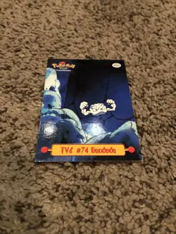Pokemon Topps TV6 #74 Geodude - Image 2