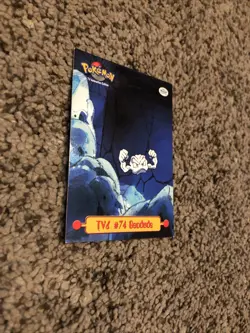 Pokemon Topps TV6 #74 Geodude - Image 3