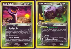 POKEMON-2 EX TEAM ROCKET RETURNS-DARK ARBOK 29/109+DARK WEEZING 42/109 REGULAR - Image 1