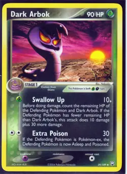 POKEMON-2 EX TEAM ROCKET RETURNS-DARK ARBOK 29/109+DARK WEEZING 42/109 REGULAR - Image 2