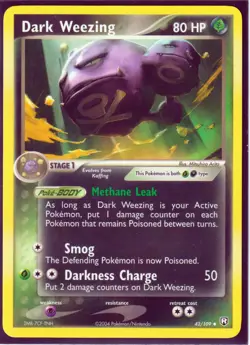POKEMON-2 EX TEAM ROCKET RETURNS-DARK ARBOK 29/109+DARK WEEZING 42/109 REGULAR - Image 4