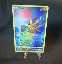 Pokemon Solrock GG8/GG70 Ultra Rare Full Art Holo Crown Zenith Eng 90HP - Image 1