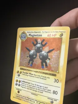 Magneton 009/102 Base Set (Shadowless) Holo Pokemon TCG - HP - Image 3