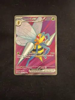 Beedrill ex 98/86 Full Art Double Ultra Rare Pokemon Chaos Rising NM - Image 1