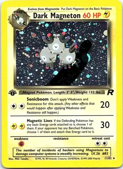DARK MAGNETON 11/82 TEAM ROCKET UNLIMITED HOLO - Image 1