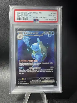 2023 Pokemon Scarlet & Violet 151 ~ Blastoise EX 200/165 SIR ~ PSA 10 Gem Mint - Image 1