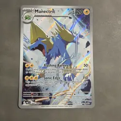Manectric 089/084 ME Pitch Black Holo Full Art Illustration Rare Pokemon NM - Image 1