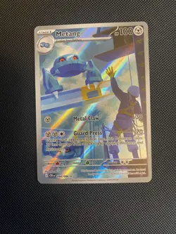 Pokemon TCG Chaos Rising 2026 Metang Illustration Rare #94/86 - Image 2