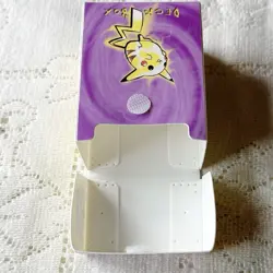 Vintage WOTC Pokemon Pikachu Mewtwo Ultra Pro Deck Box 1999 Preowned - Image 3