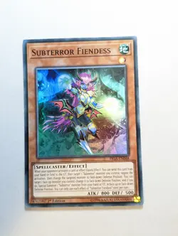 Yu-Gi-Oh! TCG Subterror Fiendess FIGA-EN048 Super Rare - Image 1
