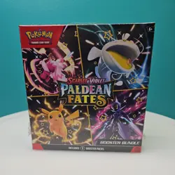 Pokemon TCG Scarlet & Violet Paldean Fates Booster Bundle, 6-Pack, New Sealed - Image 1