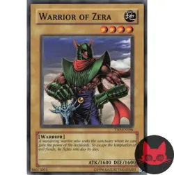 Yugioh Warrior of Zera YSD-EN006 Common LP - Image 1