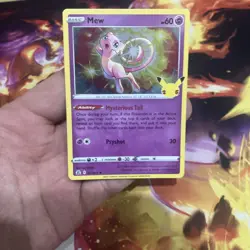 Mew 011/025 - Celebrations 25th - Pokemon TCG Card Holo Rare Pokemon NM (5) - Image 1