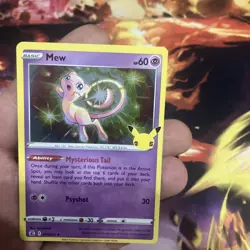 Mew 011/025 - Celebrations 25th - Pokemon TCG Card Holo Rare Pokemon NM (6) - Image 3