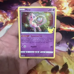 Mew 011/025 - Celebrations 25th - Pokemon TCG Card Holo Rare Pokemon NM (7) - Image 1