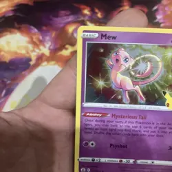 Mew 011/025 - Celebrations 25th - Pokemon TCG Card Holo Rare Pokemon NM (7) - Image 3