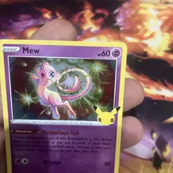 Mew 011/025 - Celebrations 25th - Pokemon TCG Card Holo Rare Pokemon NM (7) - Image 4