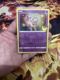 Mew 011/025 - Celebrations 25th - Pokemon TCG Card Holo Rare Pokemon NM - Image 1