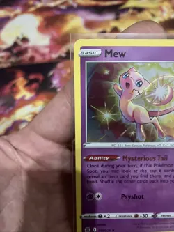 Mew 011/025 - Celebrations 25th - Pokemon TCG Card Holo Rare Pokemon NM - Image 3