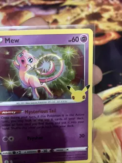 Mew 011/025 - Celebrations 25th - Pokemon TCG Card Holo Rare Pokemon NM - Image 4