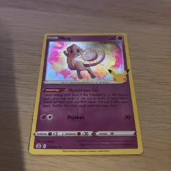 Pokemon TCG Mew Celebrations Holo Card 011/025 Rare NM - Image 1