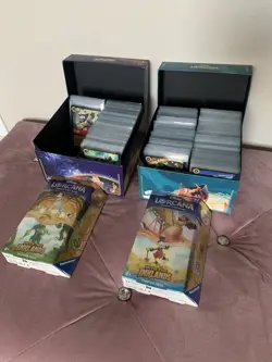 900+ Disney Lorcana Bulk Lot Sets 2-7 + 2 Sealed Into the Inklands Starter Decks - Image 1