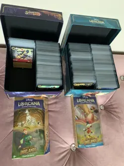 900+ Disney Lorcana Bulk Lot Sets 2-7 + 2 Sealed Into the Inklands Starter Decks - Image 3