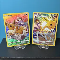 Eevee & Jolteon Trainer Gallery 2 Card LOT LPNM TG11/TG30 TG04/TG30 Pokemon TCG - Image 1