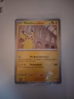 Pokemon Pikachu At The Museum Promo Card - Image 1