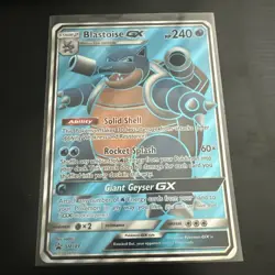 📈 Blastoise GX Jumbo Pokemon TCG #SM189 2019 Black Star Promo Holo - Image 1