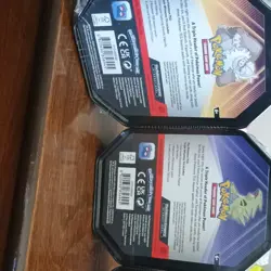 Pokemon TCG Triple Power Tin Box Lot of 3 Promo 30 Cards Slaking Tyranitar - Image 3