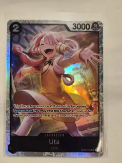 Uta ST08-002 Starter Deck 08 English SR Super Rare Holo One Piece Card Game - Image 1