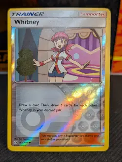 Pokemon Lost Thunder Whitney Reverse Holo Trainer Card 193/214 LP/NM - Image 1