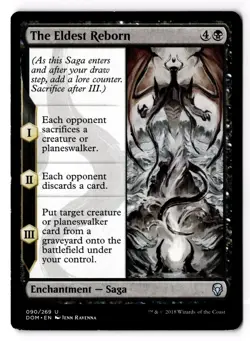 The Eldest Reborn NM Dominaria MTG Magic the Gathering Black English Card - Image 1
