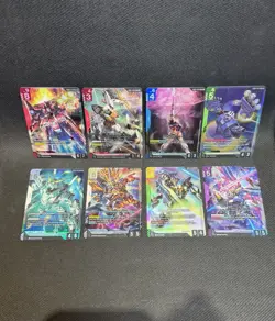 Gundam Card Game - GD04 Phantom Aria LR Lot - 8 Cards NM - Image 1