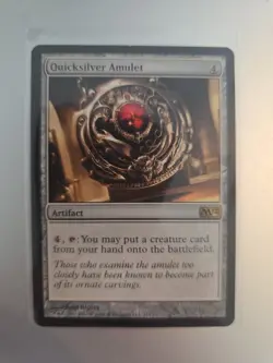 MTG 1x Quicksilver Amulet # 214 Core Set 2012 M12 Magic the Gathering Card x1 NM - Image 1
