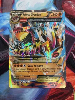 Pokemon TCG Primal Groudon EX Holo Rare Card Primal Clash 86/160 LP/NM - Image 3