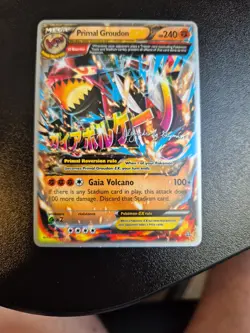 Pokemon TCG Primal Groudon-EX Holo Rare Card Primal Clash 86/160 - Image 2