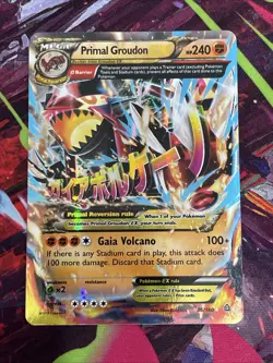 Pokemon TCG Primal Groudon-EX Holo Rare Card Primal Clash 86/160 - Image 3