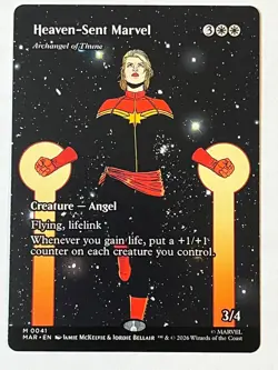 Heaven-Sent (Borderless) Marvel Universe Super Heroes Non-Foil MTG NM - Image 1