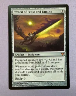 Magic The Gathering MTG Sword Of Feast And Famine, Modern Event Deck, NM - Image 1