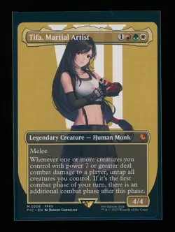 MTG Borderless Commander Final Fantasy TIFA MARTIAL ARTIST Legendary Creature ++ - Image 1
