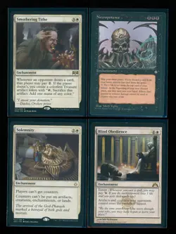 MTG Smothering Tithe NECROPOTENCE Solemnity BLIND OBEDIENCE Zur Enchanter EDH - Image 1